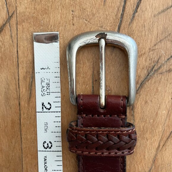 Vintage Braided Leather Belt - Picture 7 of 12